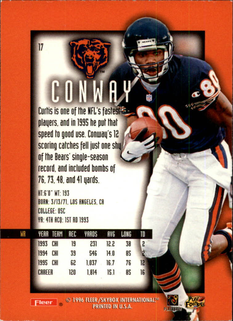 1996 Ultra Sensations (Fleer) Football "Blue" Parallel Cards - Picture 25 of 142