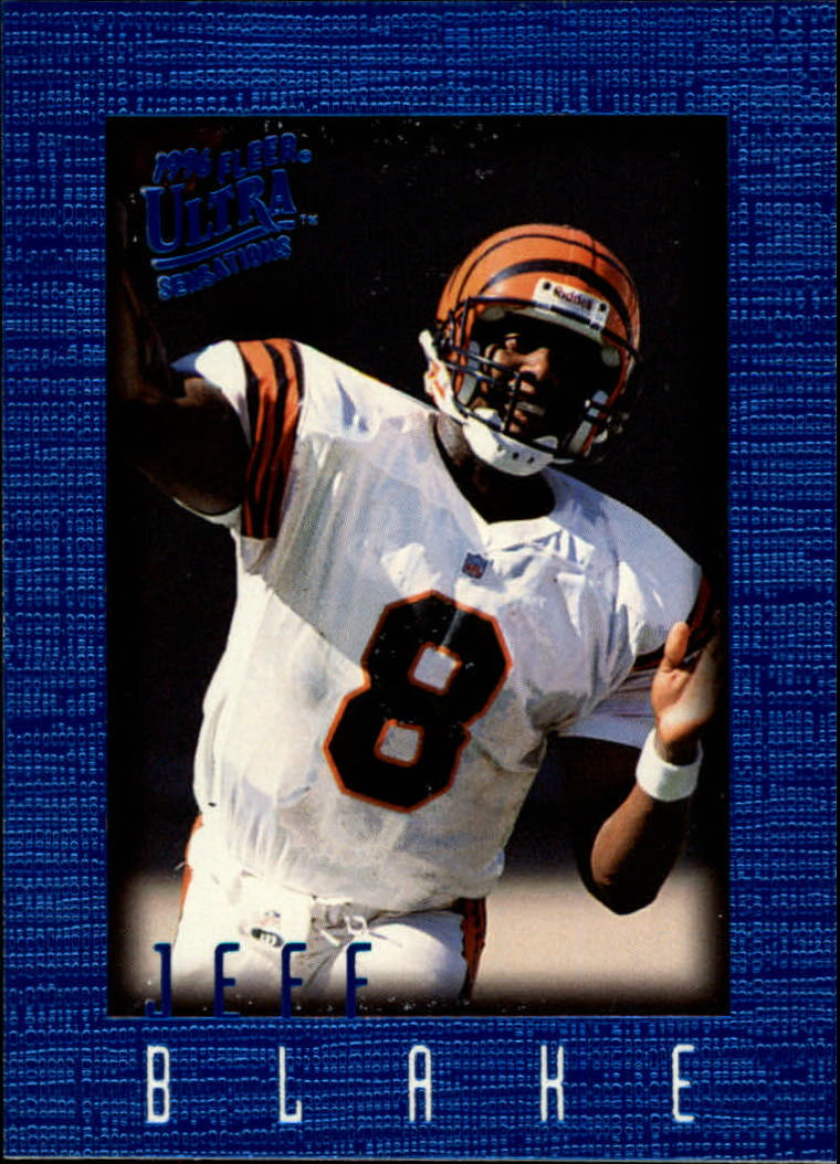1996 Ultra Sensations (Fleer) Football "Blue" Parallel Cards - Picture 30 of 142