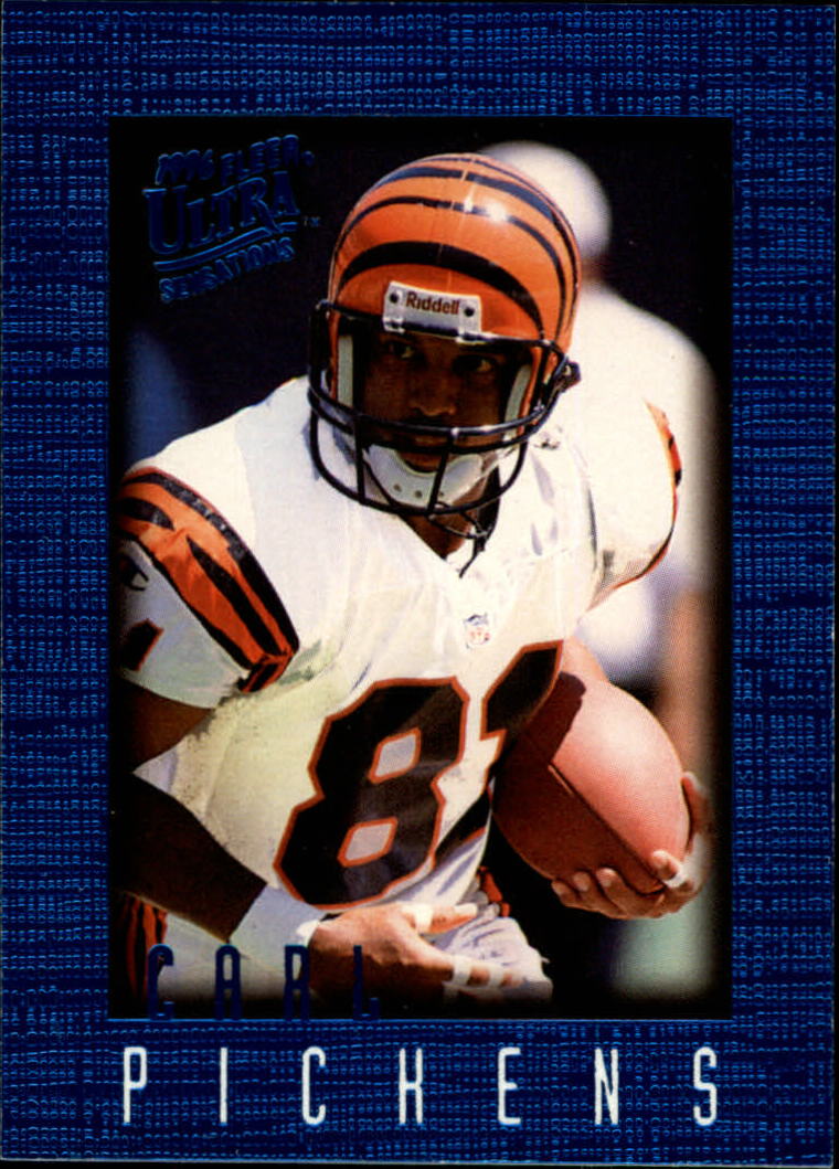 1996 Ultra Sensations (Fleer) Football "Blue" Parallel Cards - Picture 32 of 142