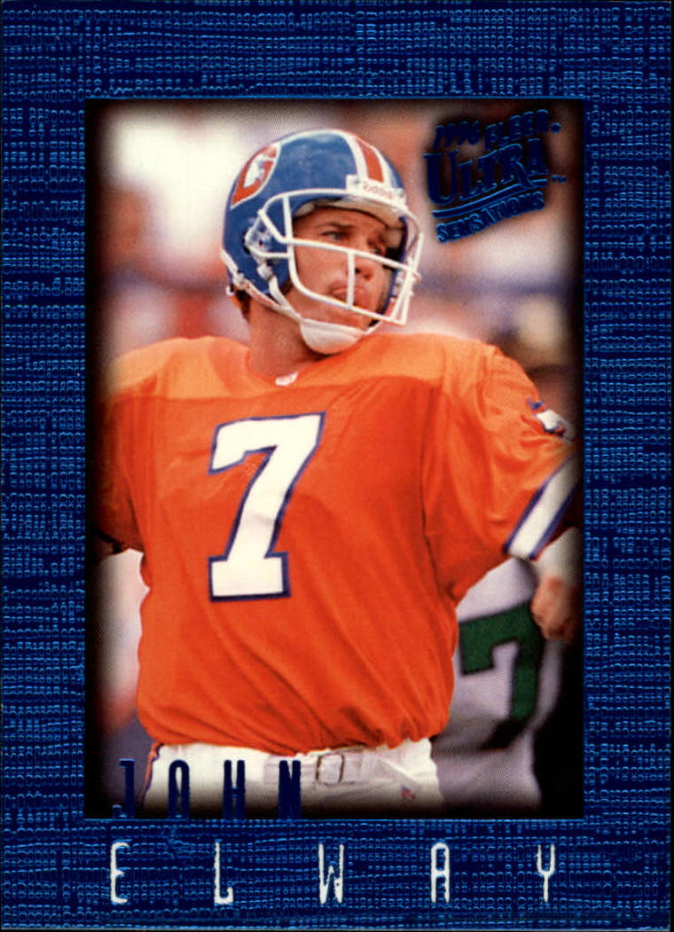 1996 Ultra Sensations (Fleer) Football "Blue" Parallel Cards - Picture 39 of 142