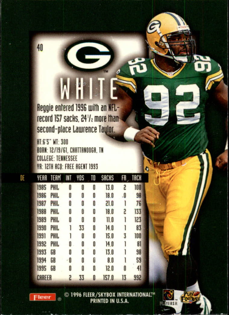 1996 Ultra Sensations (Fleer) Football "Blue" Parallel Cards - Picture 46 of 142