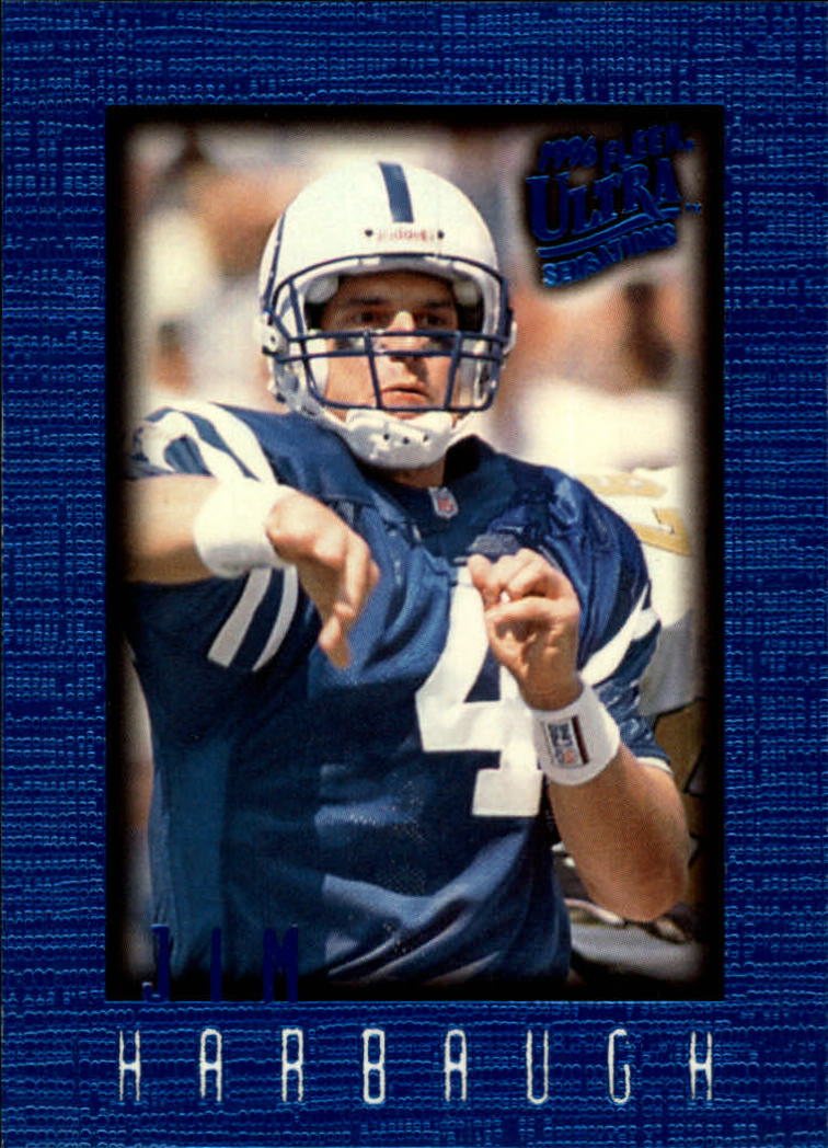 1996 Ultra Sensations (Fleer) Football "Blue" Parallel Cards - Picture 55 of 142