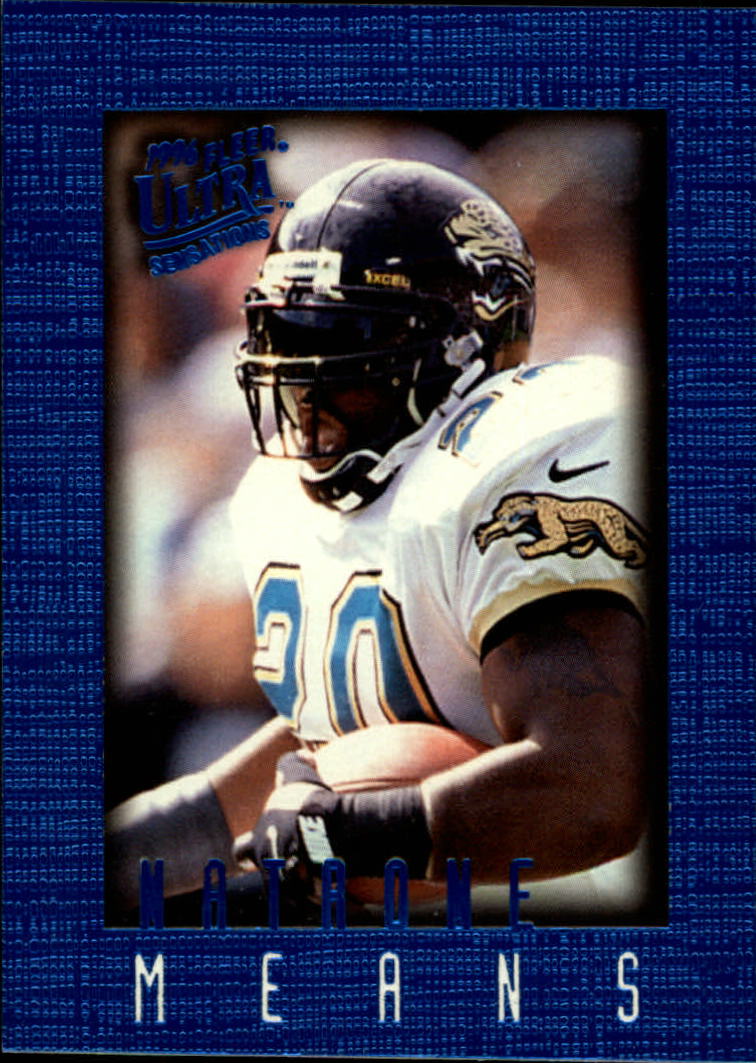 Natrone Means - Jacksonville Jaguars (NFL Football Card) 1997 Fleer # 385  Mint