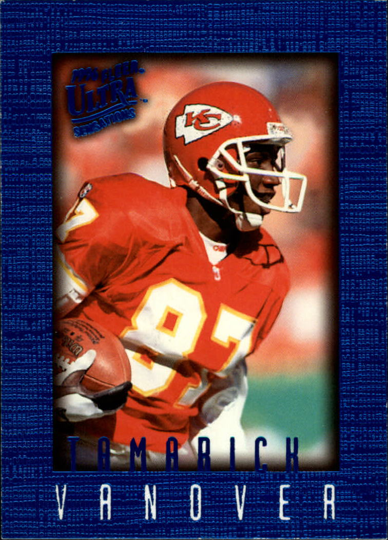 1996 Ultra Sensations (Fleer) Football "Blue" Parallel Cards - Picture 63 of 142