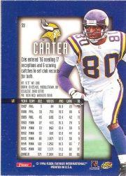 1996 Ultra Sensations (Fleer) Football "Blue" Parallel Cards - Picture 70 of 142