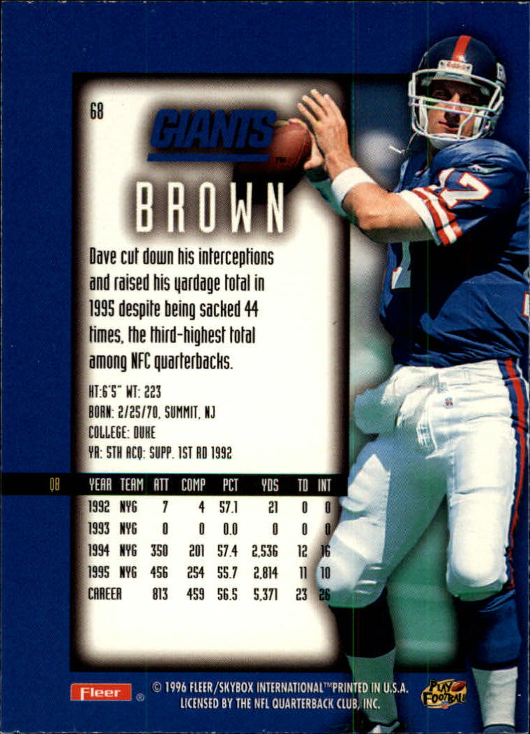 1996 Ultra Sensations (Fleer) Football "Blue" Parallel Cards - Picture 86 of 142