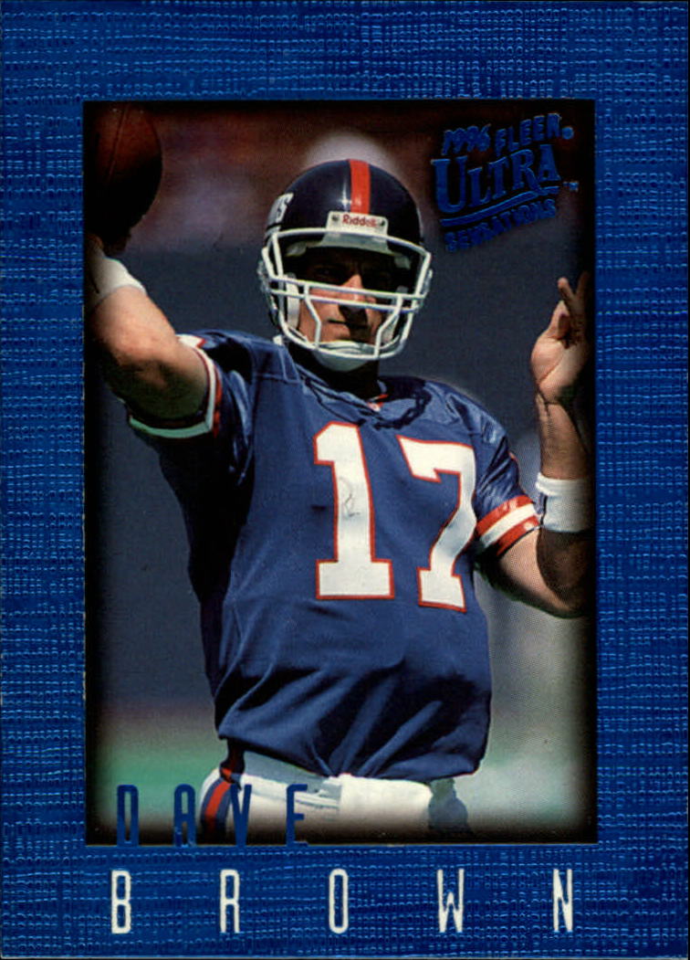 1996 Ultra Sensations (Fleer) Football "Blue" Parallel Cards - Picture 85 of 142