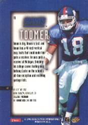 1996 Ultra Sensations (Fleer) Football "Blue" Parallel Cards - Picture 90 of 142