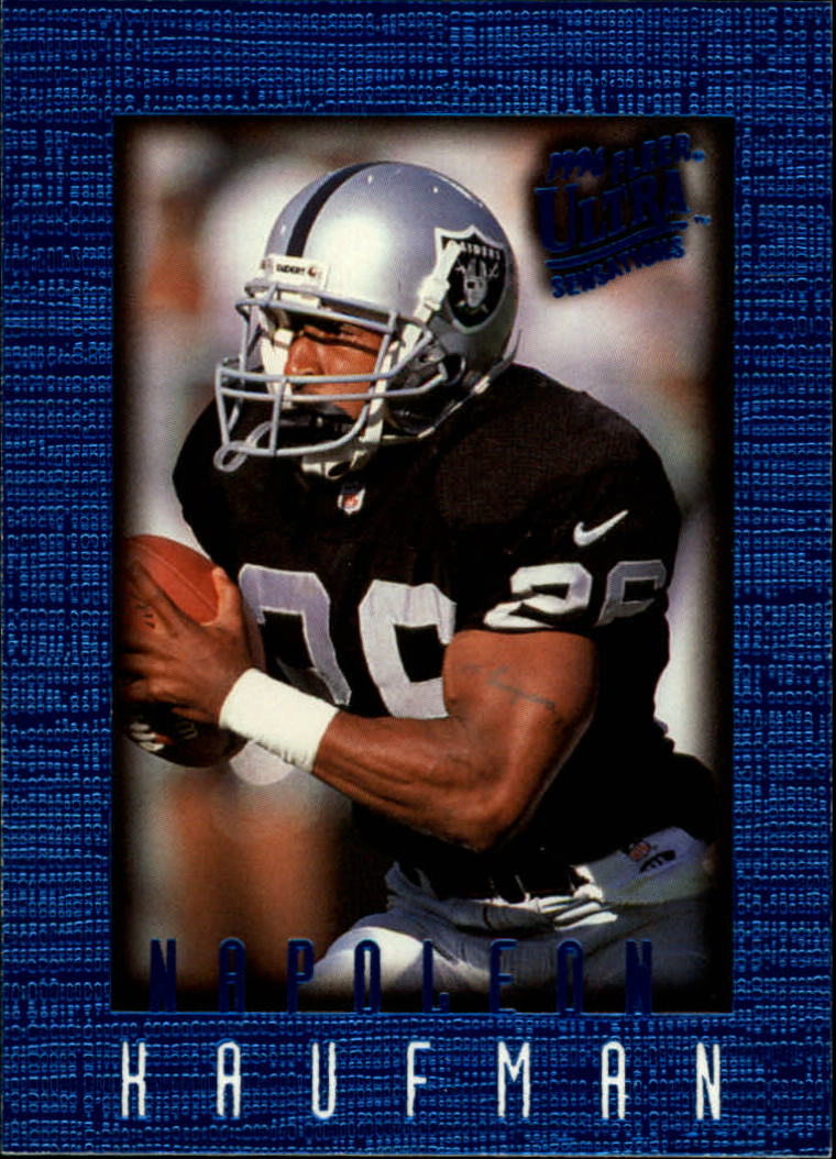 1996 Ultra Sensations (Fleer) Football "Blue" Parallel Cards - Picture 96 of 142