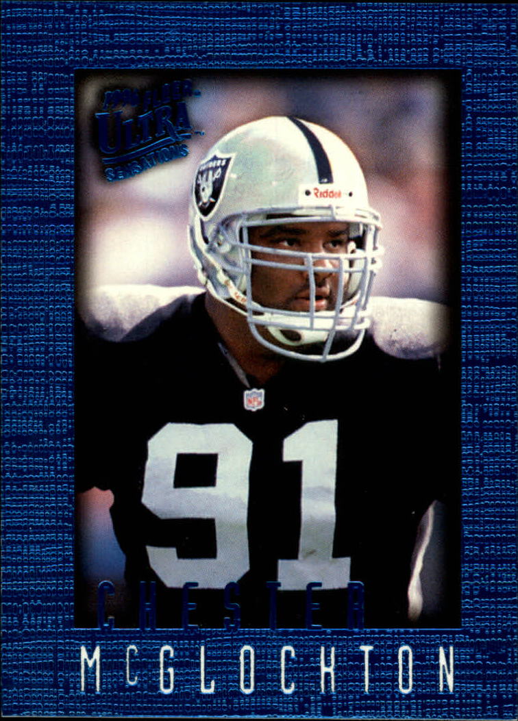 1996 Ultra Sensations (Fleer) Football "Blue" Parallel Cards - Picture 98 of 142