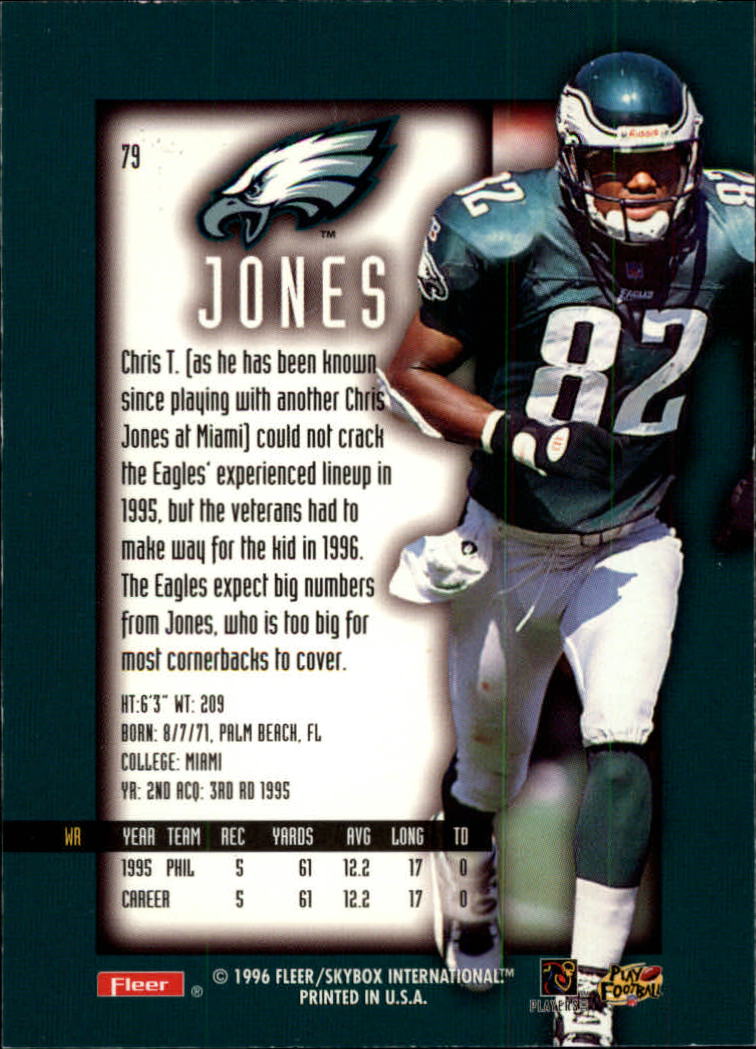 1996 Ultra Sensations (Fleer) Football "Blue" Parallel Cards - Picture 103 of 142