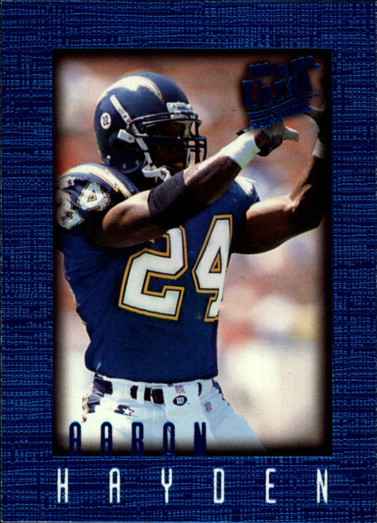 1996 Ultra Sensations (Fleer) Football "Blue" Parallel Cards - Picture 112 of 142