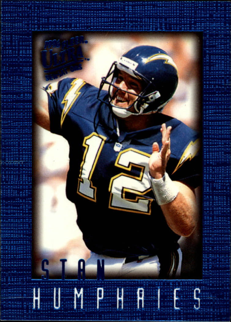 1996 Ultra Sensations (Fleer) Football "Blue" Parallel Cards - Picture 114 of 142