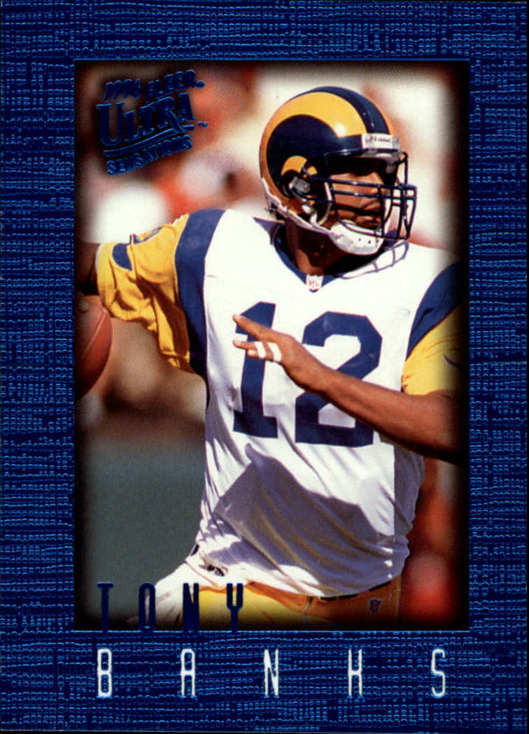 1996 Ultra Sensations (Fleer) Football "Blue" Parallel Cards - Picture 118 of 142