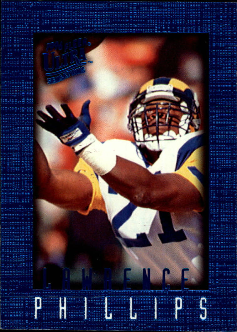 1996 Ultra Sensations (Fleer) Football "Blue" Parallel Cards - Picture 121 of 142