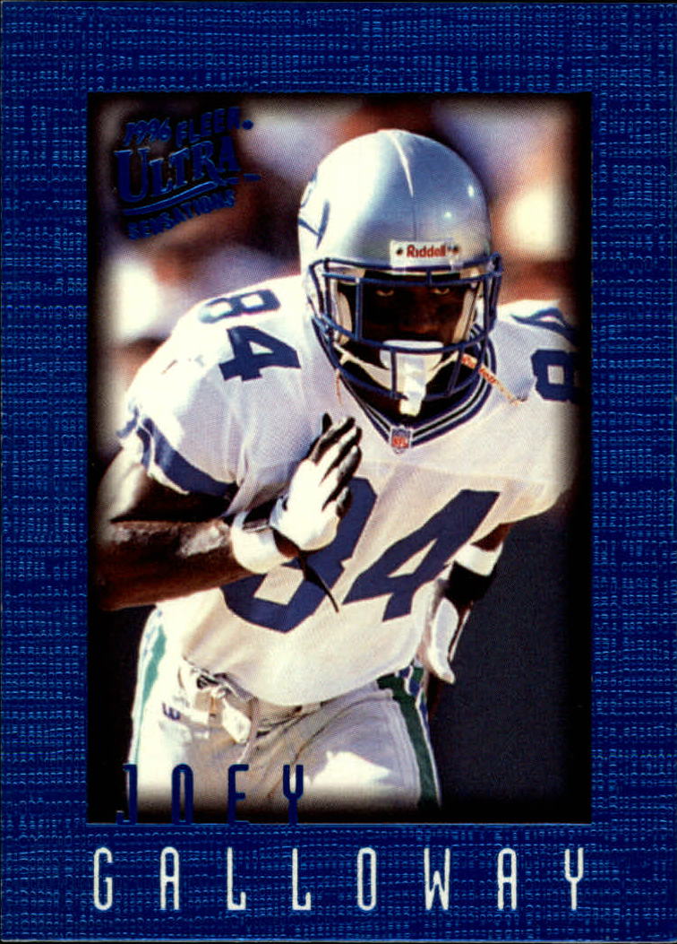 1996 Ultra Sensations (Fleer) Football "Blue" Parallel Cards - Picture 131 of 142