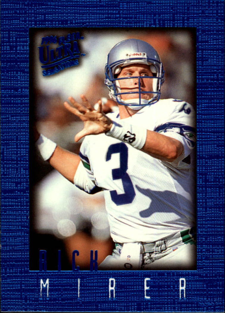 1996 Ultra Sensations (Fleer) Football "Blue" Parallel Cards - Picture 133 of 142