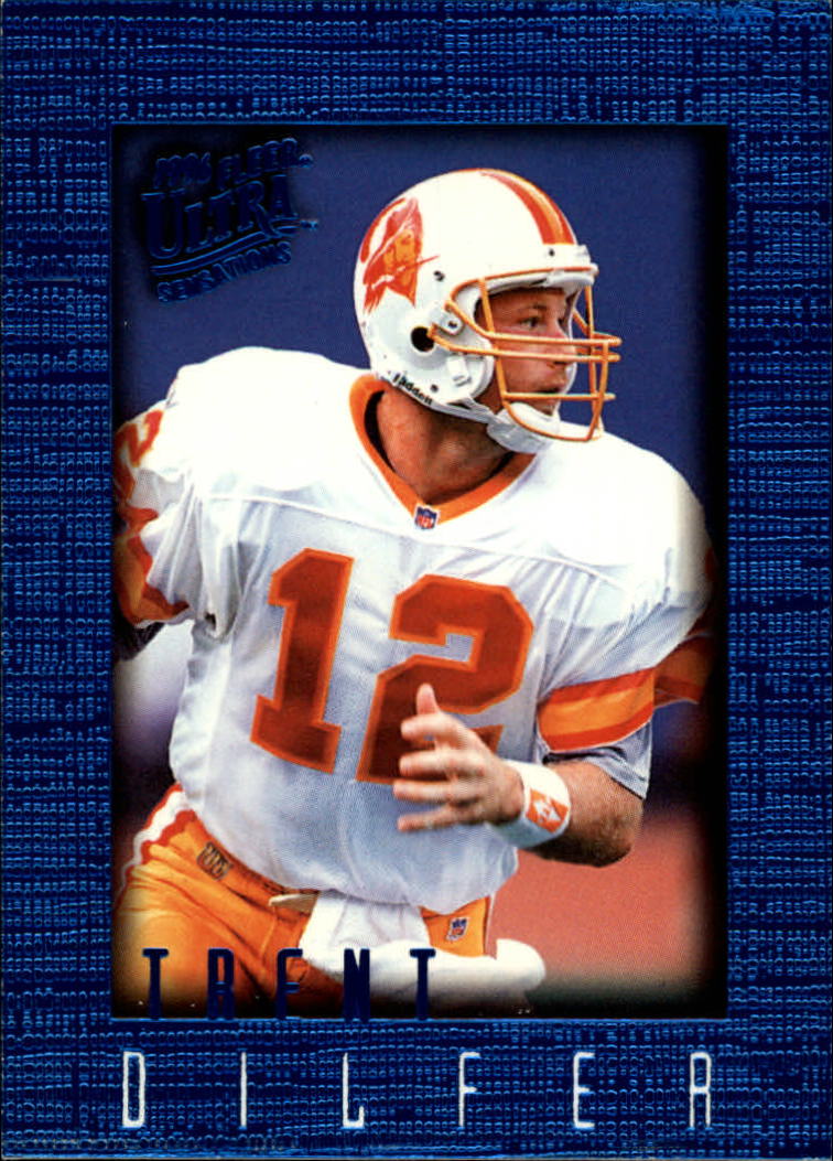 1996 Ultra Sensations (Fleer) Football "Blue" Parallel Cards - Picture 137 of 142