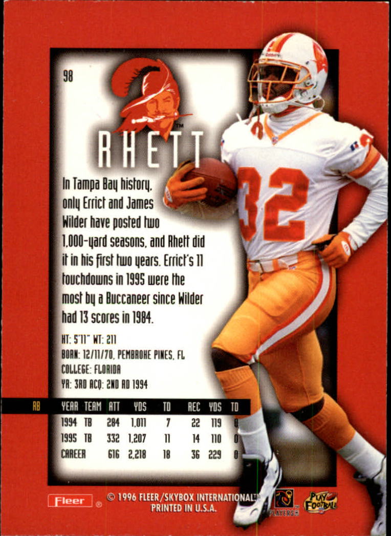 1996 Ultra Sensations (Fleer) Football "Blue" Parallel Cards - Picture 140 of 142