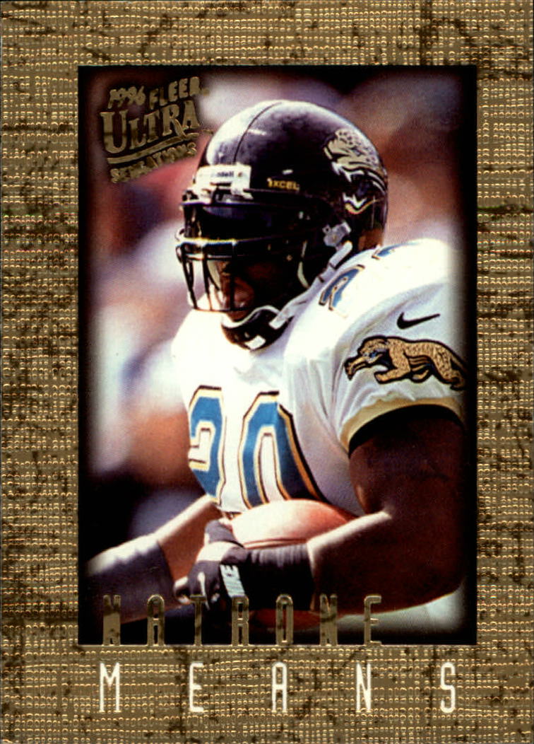 Natrone Means - Jacksonville Jaguars (NFL Football Card) 1997 Fleer # 385  Mint