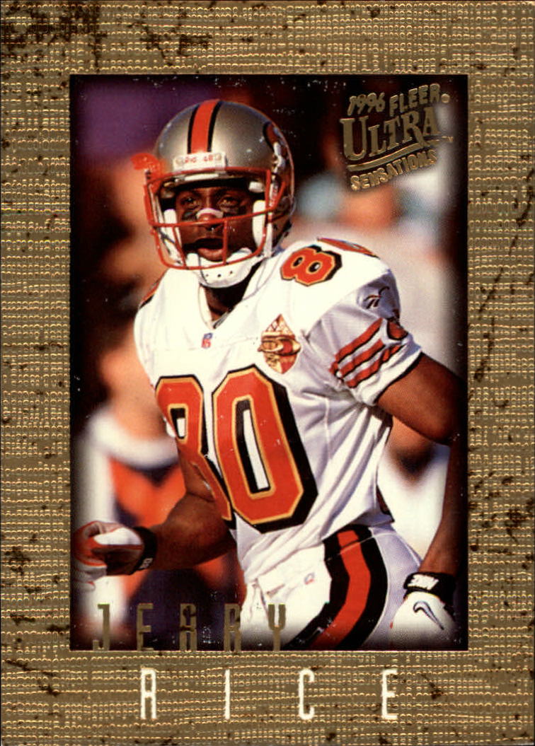 1996 Ultra Sensations Marble Gold #91 Jerry Rice
