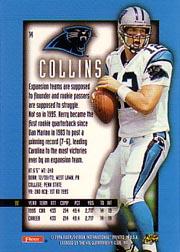 1996 Ultra Sensations Pewter #14 Kerry Collins back image
