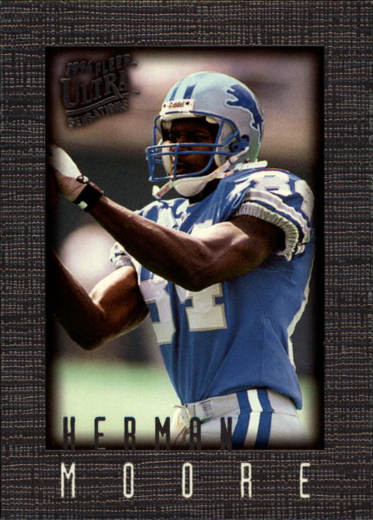 1996 Ultra Sensations (Fleer) Football "Pewter" Parallel Cards - Picture 14 of 49