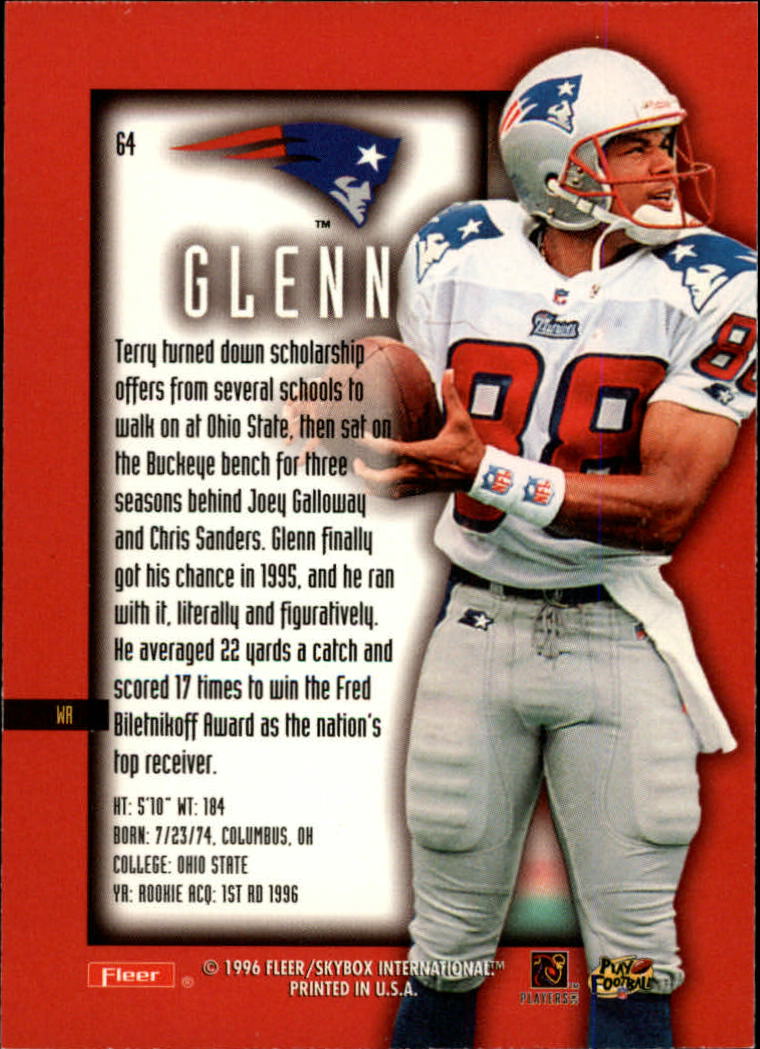 1996 Ultra Sensations (Fleer) Football "Pewter" Parallel Cards - Picture 27 of 49