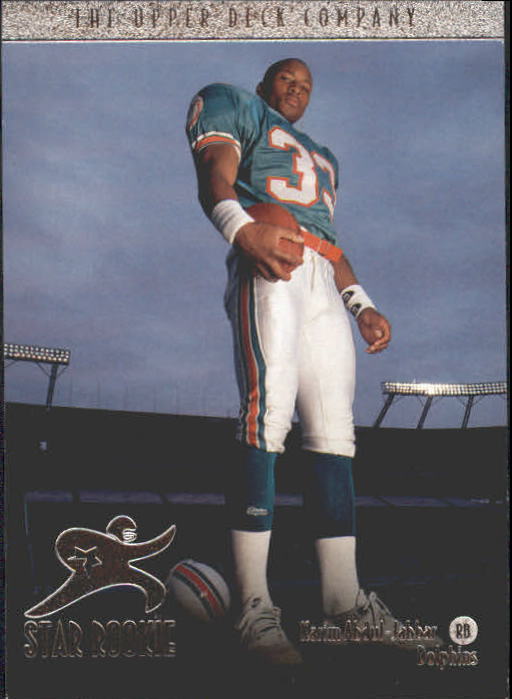 : 1996 Pinnacle #167 Karim Abdul-Jabbar RC NFL Football