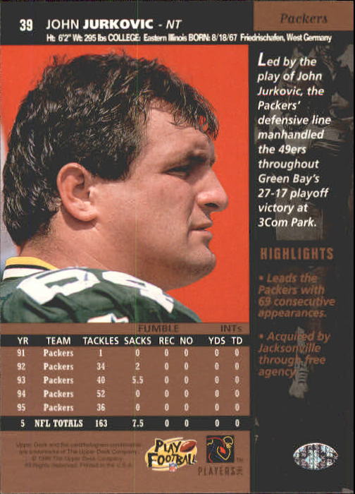 A4272- 1996 Upper Deck Football #s 1-200 +Rookies -You Pick- 15+ FREE US SHIP - Picture 79 of 395