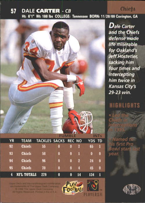 A4272- 1996 Upper Deck Football #s 1-200 +Rookies -You Pick- 15+ FREE US SHIP - Picture 115 of 395
