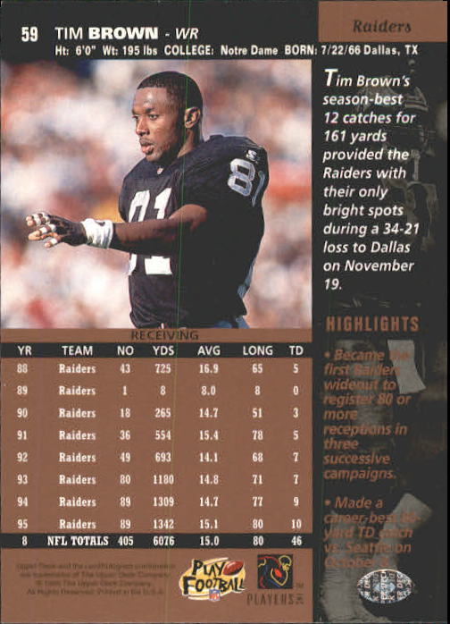 A4272- 1996 Upper Deck Football #s 1-200 +Rookies -You Pick- 15+ FREE US SHIP - Picture 119 of 395