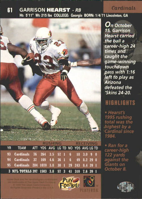 A4272- 1996 Upper Deck Football #s 1-200 +Rookies -You Pick- 15+ FREE US SHIP - Picture 123 of 395