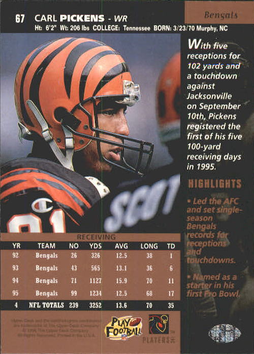 A4272- 1996 Upper Deck Football #s 1-200 +Rookies -You Pick- 15+ FREE US SHIP - Picture 135 of 395