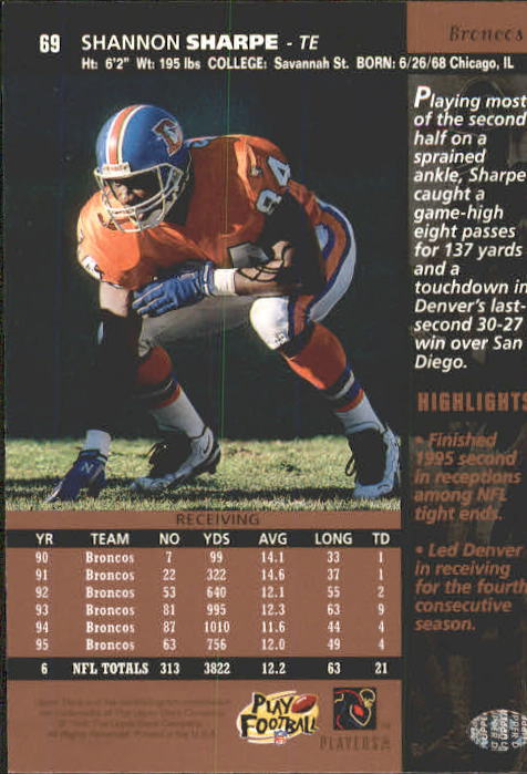 A4272- 1996 Upper Deck Football #s 1-200 +Rookies -You Pick- 15+ FREE US SHIP - Picture 139 of 395