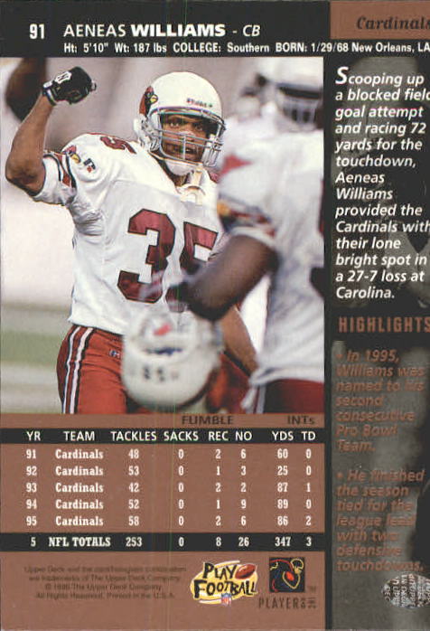 A4272- 1996 Upper Deck Football #s 1-200 +Rookies -You Pick- 15+ FREE US SHIP - Picture 183 of 395