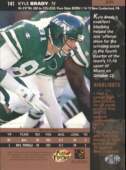 A4272- 1996 Upper Deck Football #s 1-200 +Rookies -You Pick- 15+ FREE US SHIP - Picture 279 of 395