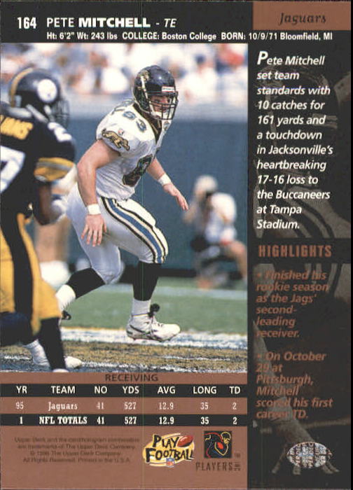 A4272- 1996 Upper Deck Football #s 1-200 +Rookies -You Pick- 15+ FREE US SHIP - Picture 323 of 395