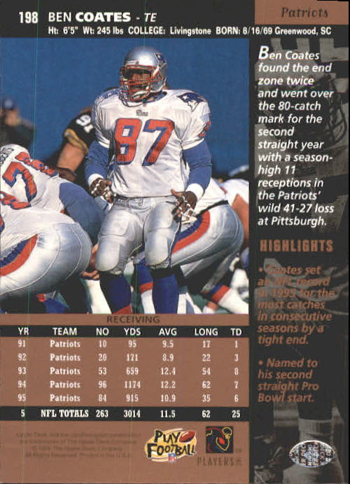 A4272- 1996 Upper Deck Football #s 1-200 +Rookies -You Pick- 15+ FREE US SHIP - Picture 391 of 395