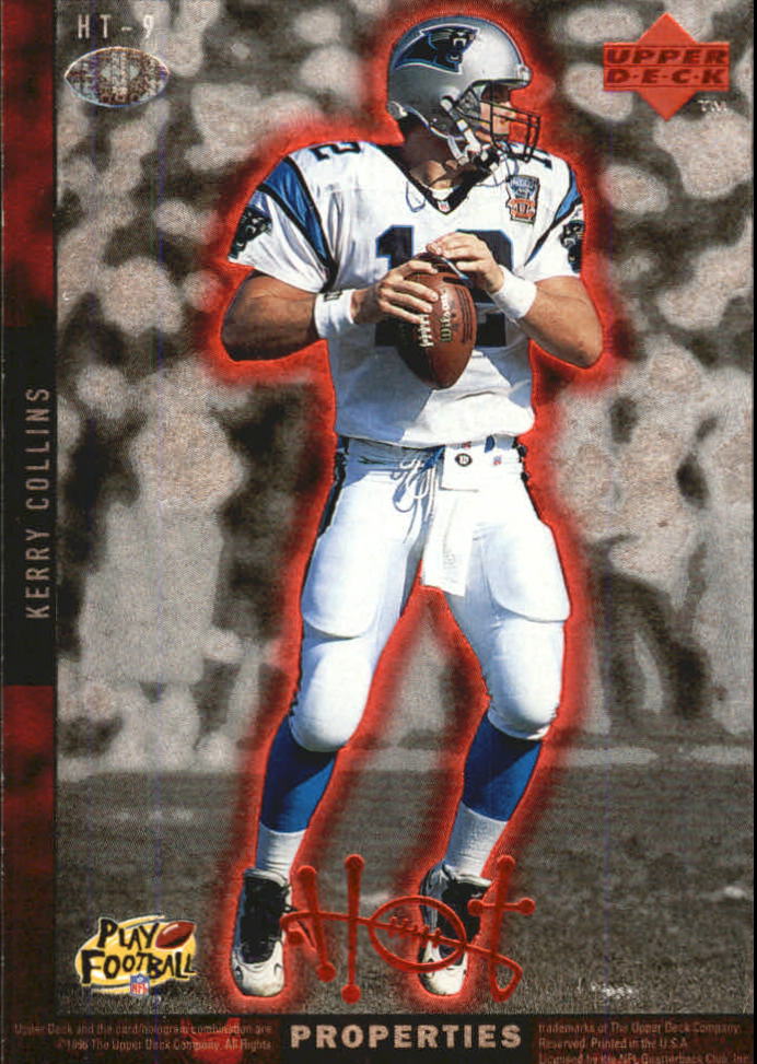 1996 Upper Deck Football "Hot Properties" Insert and Parallel Insert Cards - Bild 17 von 39
