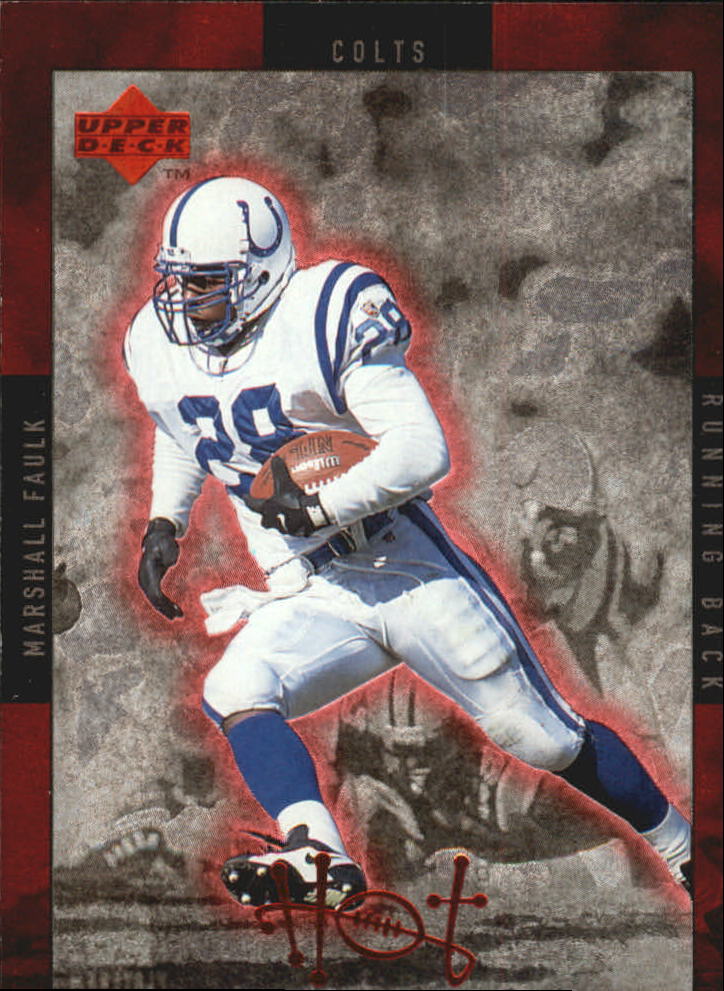 1996 Upper Deck Football "Hot Properties" Insert and Parallel Insert Cards - Bild 28 von 39