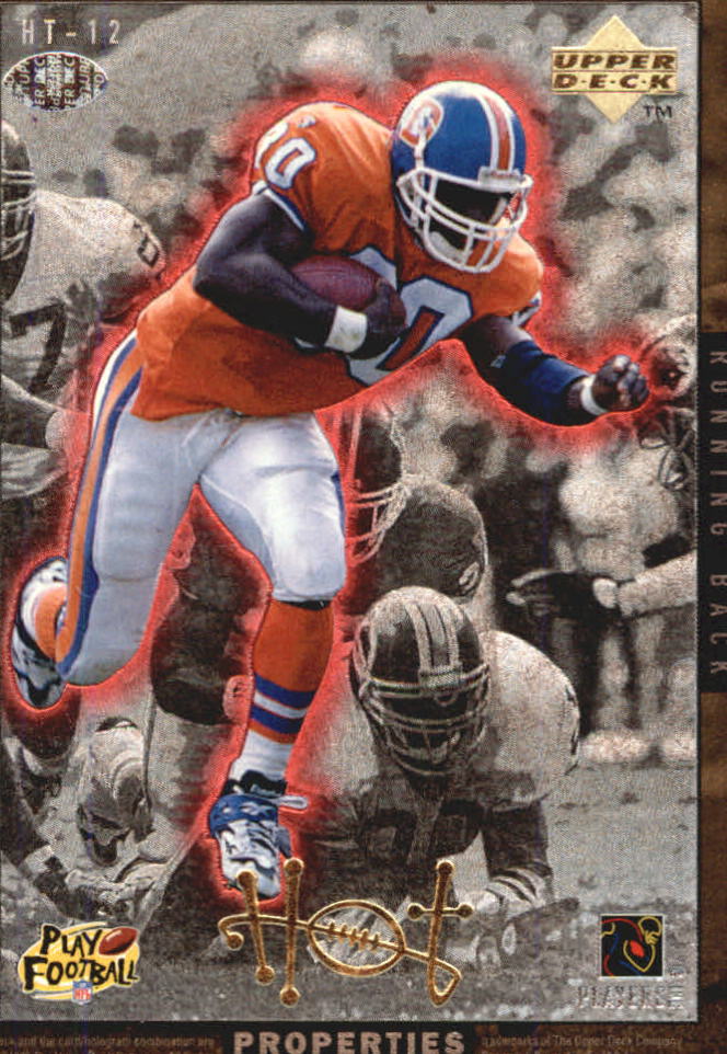 1996 Upper Deck Football "Hot Properties" Insert and Parallel Insert Cards - Bild 39 von 39
