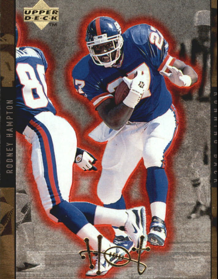 1996 Upper Deck Football "Hot Properties" Insert and Parallel Insert Cards - Bild 38 von 39