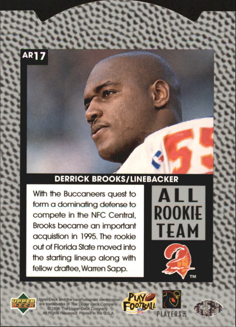 1995 Bowman - First Round Picks #28 Derrick Brooks Front