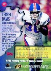 1997 Stadium Club #17 Terrell Davis back image