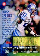 1997 Pro Line III DC - #68 Barry Sanders