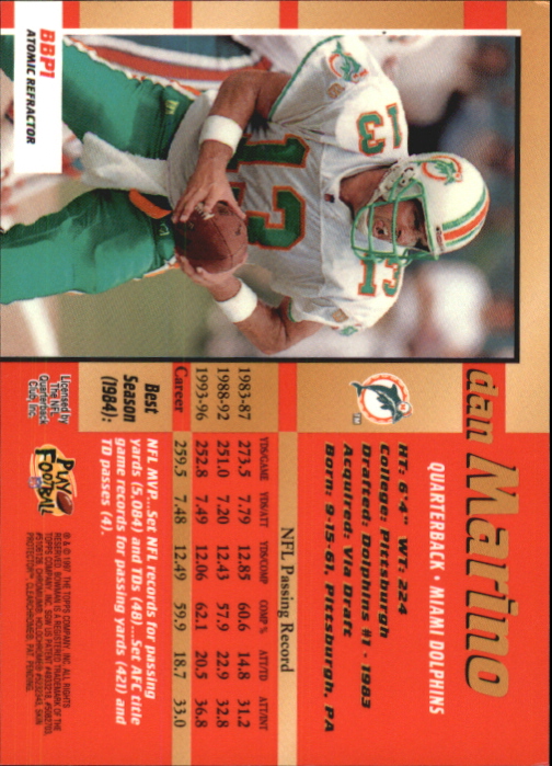 1997 Stadium Club Bowman's Best Previews Refractor Brett Favre