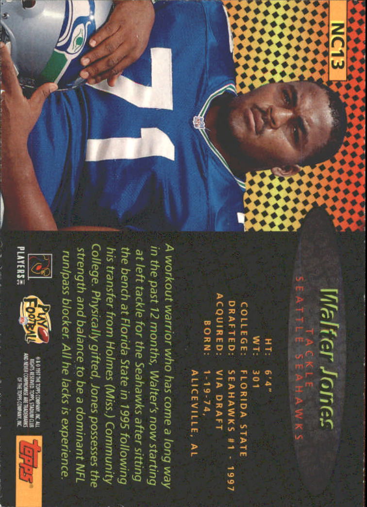 1997 Stadium Club Football Never Compromise Insert Singles - You Choose - Picture 7 of 31