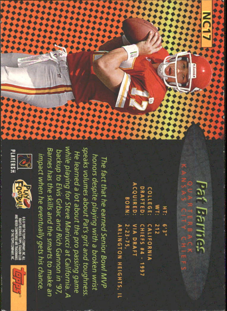 1997 Stadium Club Football Never Compromise Insert Singles - You Choose - Picture 13 of 31