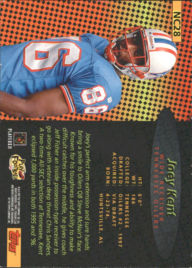 1997 Stadium Club Football Never Compromise Insert Singles - You Choose - Picture 25 of 31